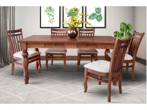 Conjunto Mesa de Jantar 3D Moveis Roma Florida com 08 Cadeiras 2.20 x 1.00 Retangular